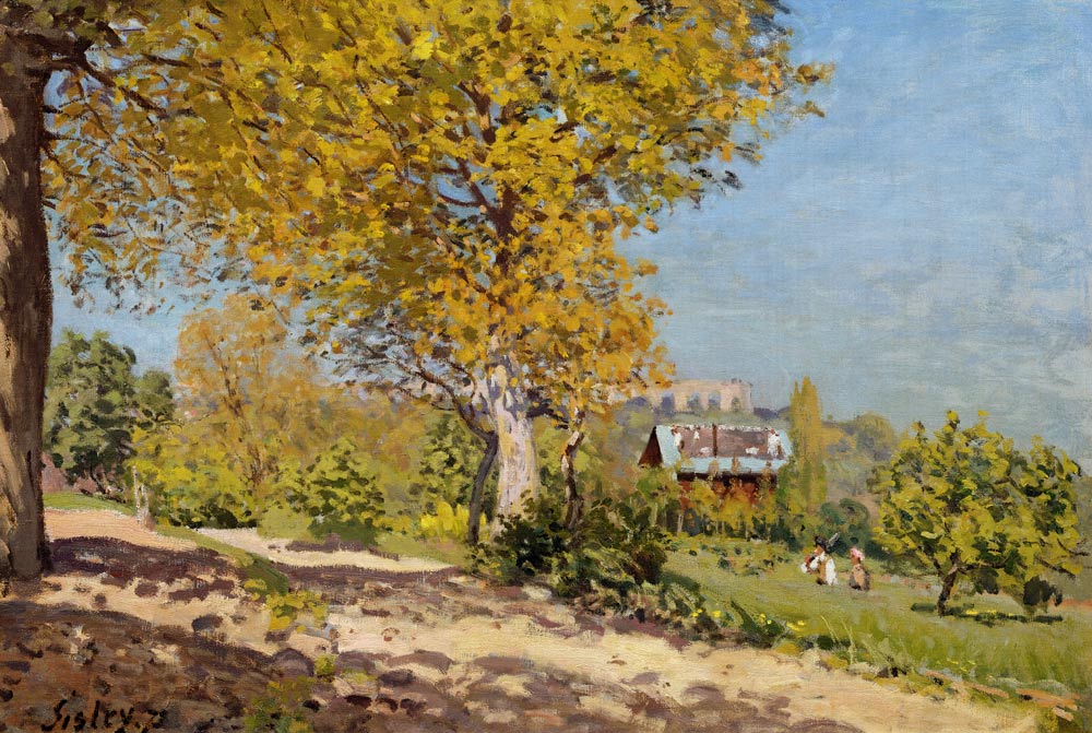 Near Louveciennes von Alfred Sisley