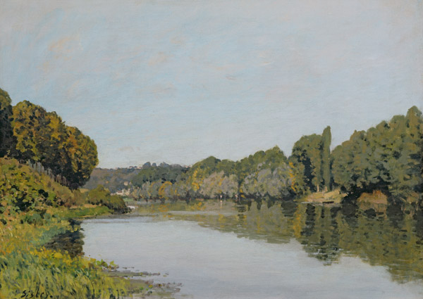 The Seine at Bougival von Alfred Sisley