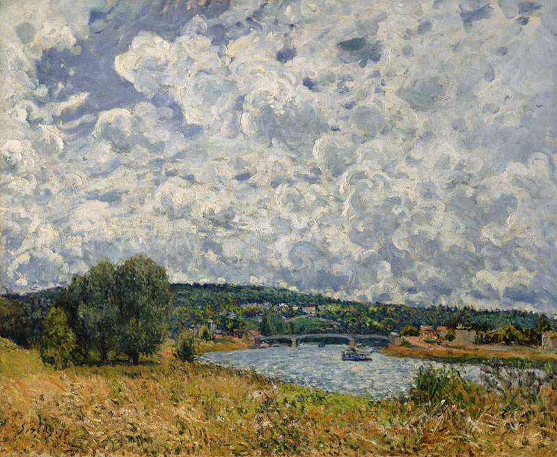 The Seine at Suresnes von Alfred Sisley
