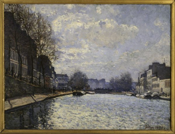 A.Sisley / Saint-Martin Canal / 1870 von Alfred Sisley