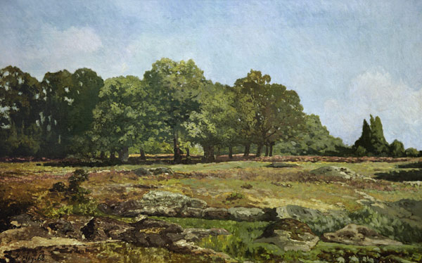 Allee von Kastanienbäumen im La Celle-Saint-Cloud von Alfred Sisley