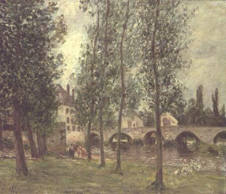 The Bridge at Moret von Alfred Sisley