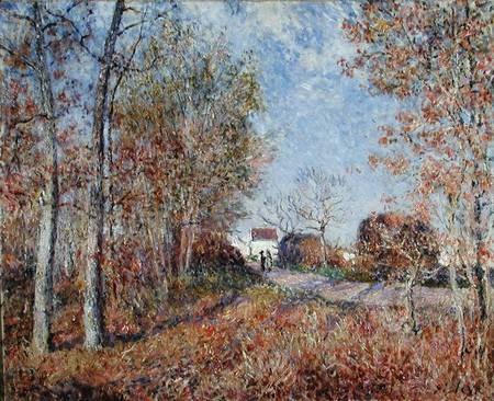 A Corner of the Woods at Sablons von Alfred Sisley
