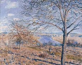 Die Ufer des Loing - Der Herbst-Effekt 1881