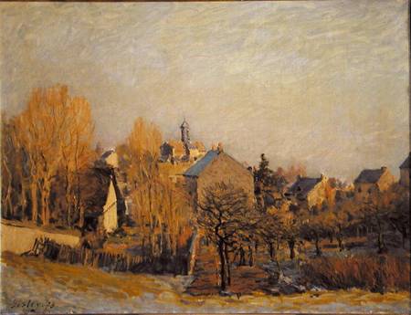Frosty Morning in Louveciennes von Alfred Sisley