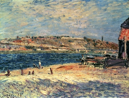 River Banks at Saint-Mammes von Alfred Sisley