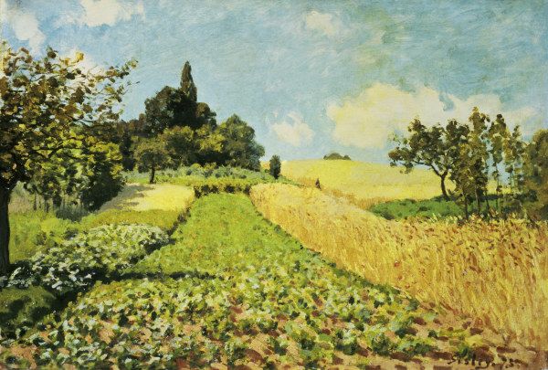 Sisley / Wheat field / 1873 (?) von Alfred Sisley