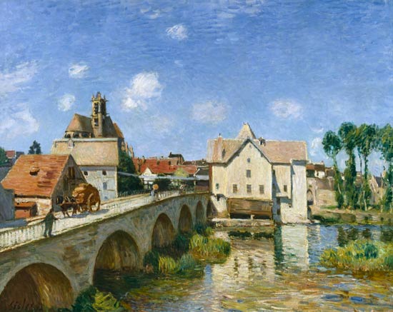 The Bridge at Moret von Alfred Sisley