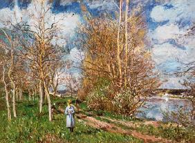 Alfred Sisley, The little Meadow  1880