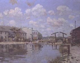 The Canal Saint-Martin, Paris 1872