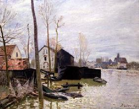 The Floods at Moret-sur-Loing 1889