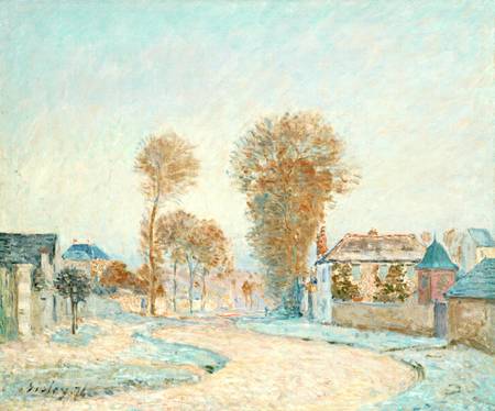 The First White Frost von Alfred Sisley