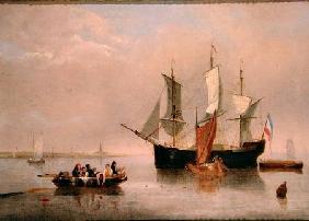 Dutch Coastal Scene 1876