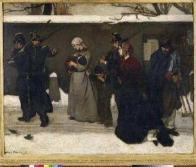 Die Verhaftung der Landstreicher Vor 1855