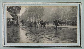 Wet Day on a Boulevard, Paris 1894