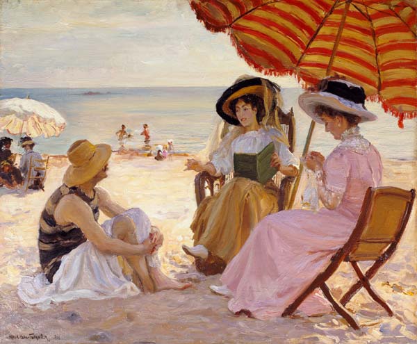 The Beach von Alfred Victor Fournier