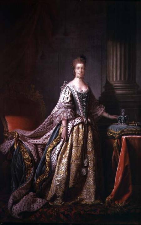 Queen Charlotte von Allan Ramsay