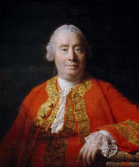 Porträt von David Hume (1711-1776) 1766