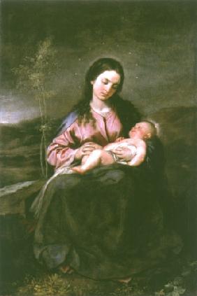 Die Jungfrau mit dem Kind um 1646-50