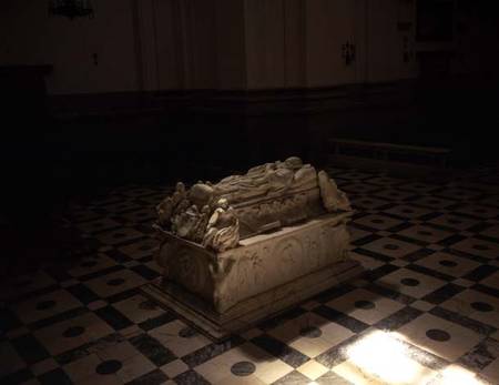 Tomb of Cardenal Tavera in the Church of the Hospital, designed von Alonso  de Berruguete