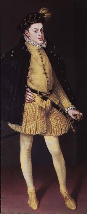 Don Carlos (1545-68), son of King Philip II of Spain (1556-98) and Maria of Portugal 1564