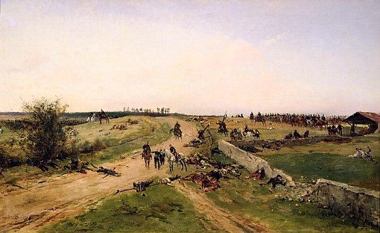 Scene from the Franco-Prussian War von Alphonse Marie de Neuville