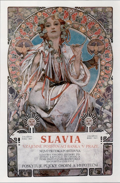 Slavia (Plakat) von Alphonse Mucha