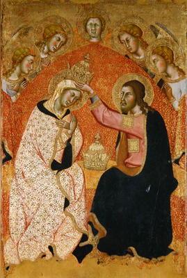 The Coronation of the Virgin (tempera on panel) 04th-