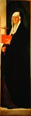 St. Clare, c.1485-90 (tempera on panel) von Alvise Vivarini