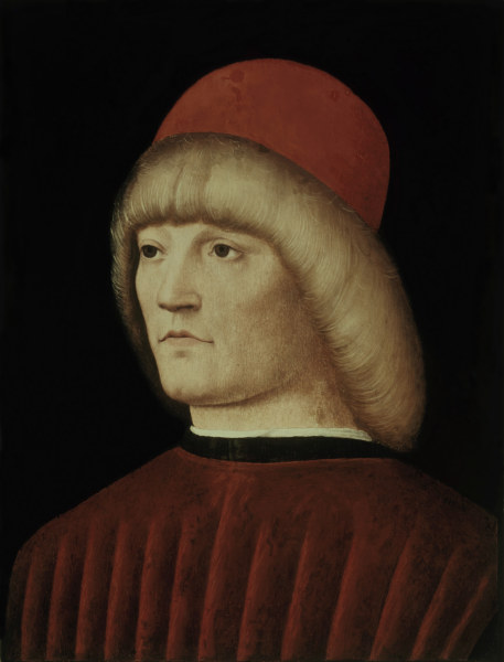 Vivarini / Young Man / Portrait / 1480 von Alvise Vivarini