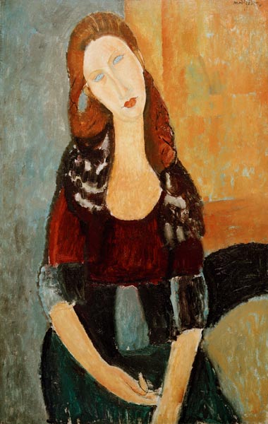 A.Modigliani, Jeanne Hébuterne, seated von Amedeo Modigliani