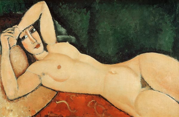 Modigliani /Nu couche, un bras replie... von Amedeo Modigliani