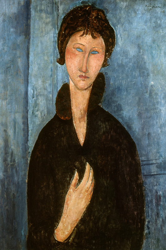 Woman with Blue Eyes von Amedeo Modigliani