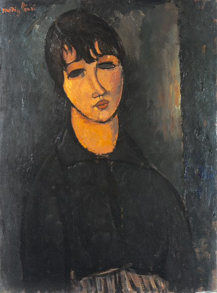 Bildnis eines Dienstmädchens. von Amedeo Modigliani