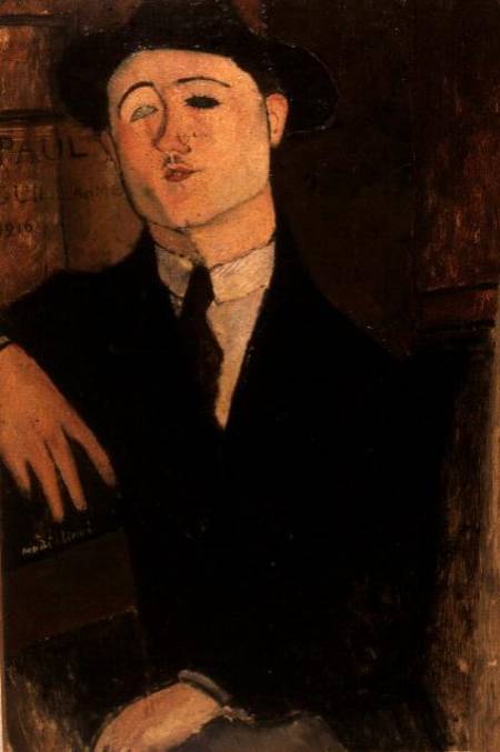 Paul Guillaume seated von Amedeo Modigliani