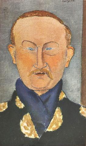 Porträt des Malers Léon Bakst (1866-1924) 1917