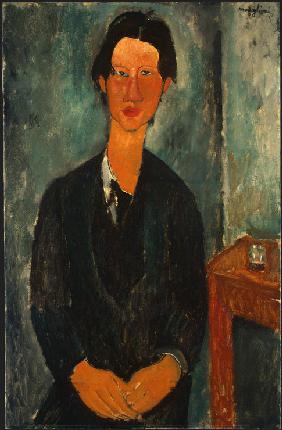Porträt von Chaïm Soutine (1893-1943) 1917