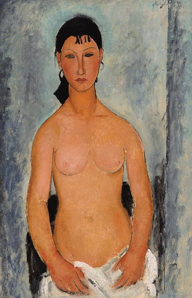 Stehender Akt - Elvira von Amedeo Modigliani