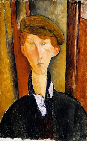 Young man with cap 1919