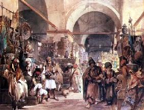 A Turkish Bazaar 1854 cil &