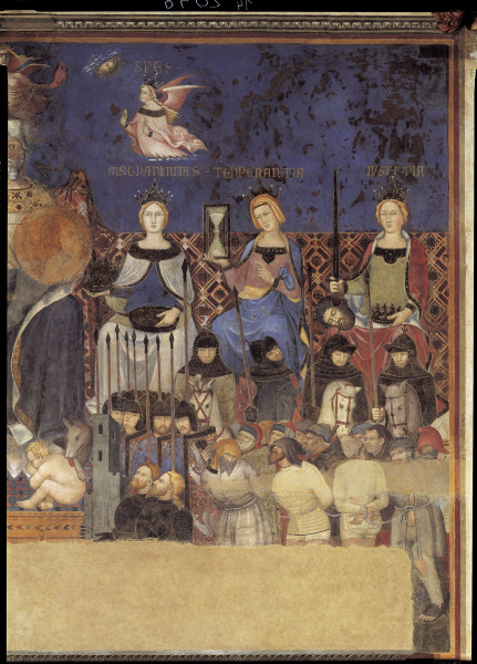 Tugenden Spes von Ambrogio Lorenzetti