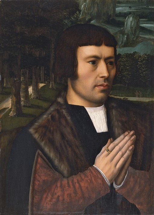 Bildnis eines betenden Mannes von Ambrosius Benson