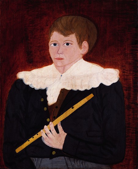 Boy with a Flute von American School