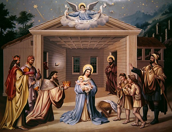 Nativity, early 19th century von American School