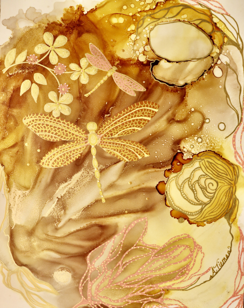 Goldene Libellen von Amy Tieman