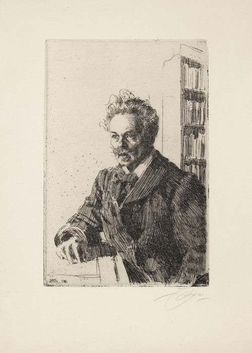August Strindberg von Anders Leonard Zorn