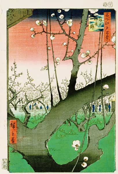 Plum Garden, Kameido von Ando oder Utagawa Hiroshige