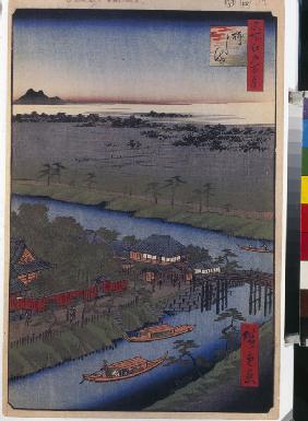 Die Yanagishima Insel (Einhundert Ansichten von Edo)