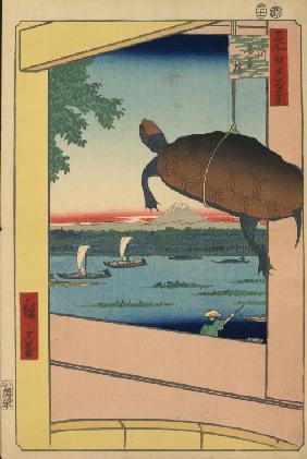 Mannen-Brücke und Fukagawa-Distrikt (Einhundert Ansichten von Edo)