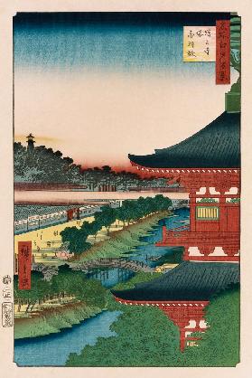 Der Zojoji Tempel bei Akabane (Einhundert Ansichten von Edo)